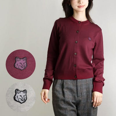 メゾンキツネ MAISON KITSUNE レディース クルーネックニット 
