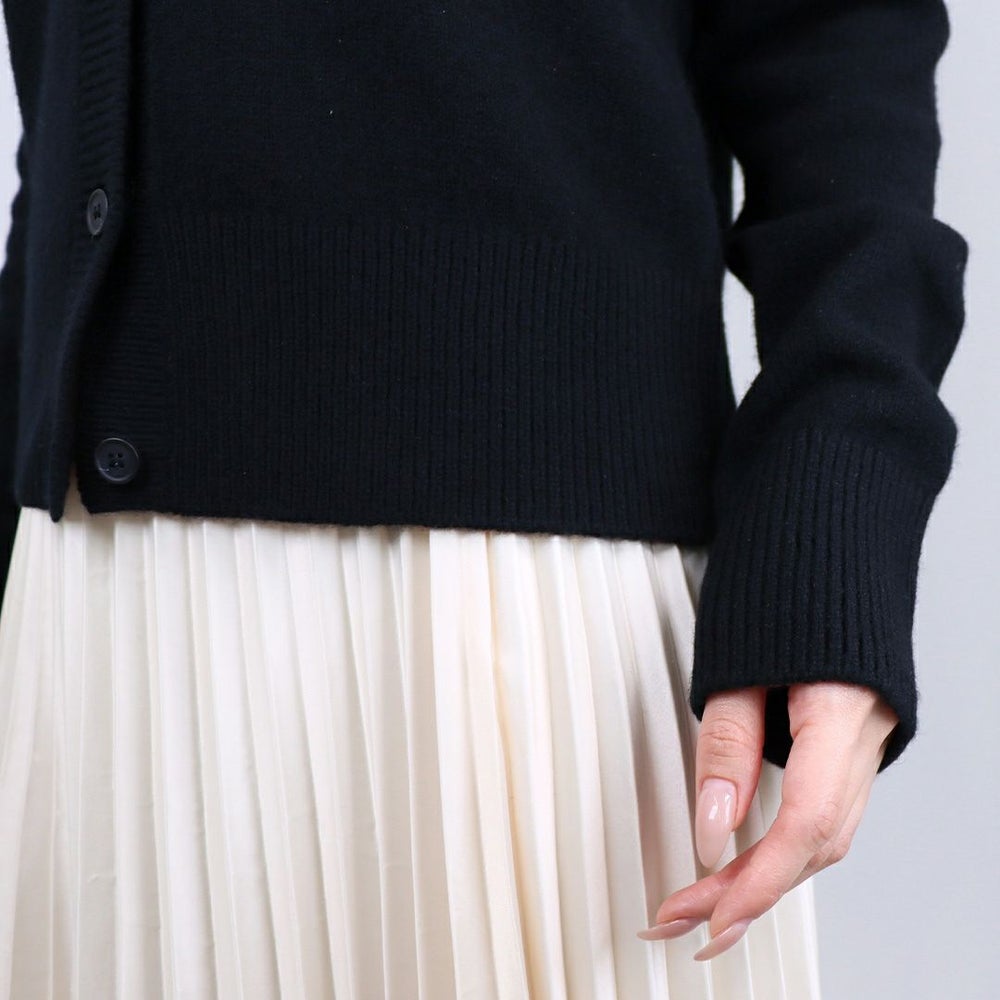 メゾンキツネ MAISON KITSUNE レディース クルーネックニット ベイビーフォックスパッチフィッティドカーディガン LW00508KT1006 ピンク