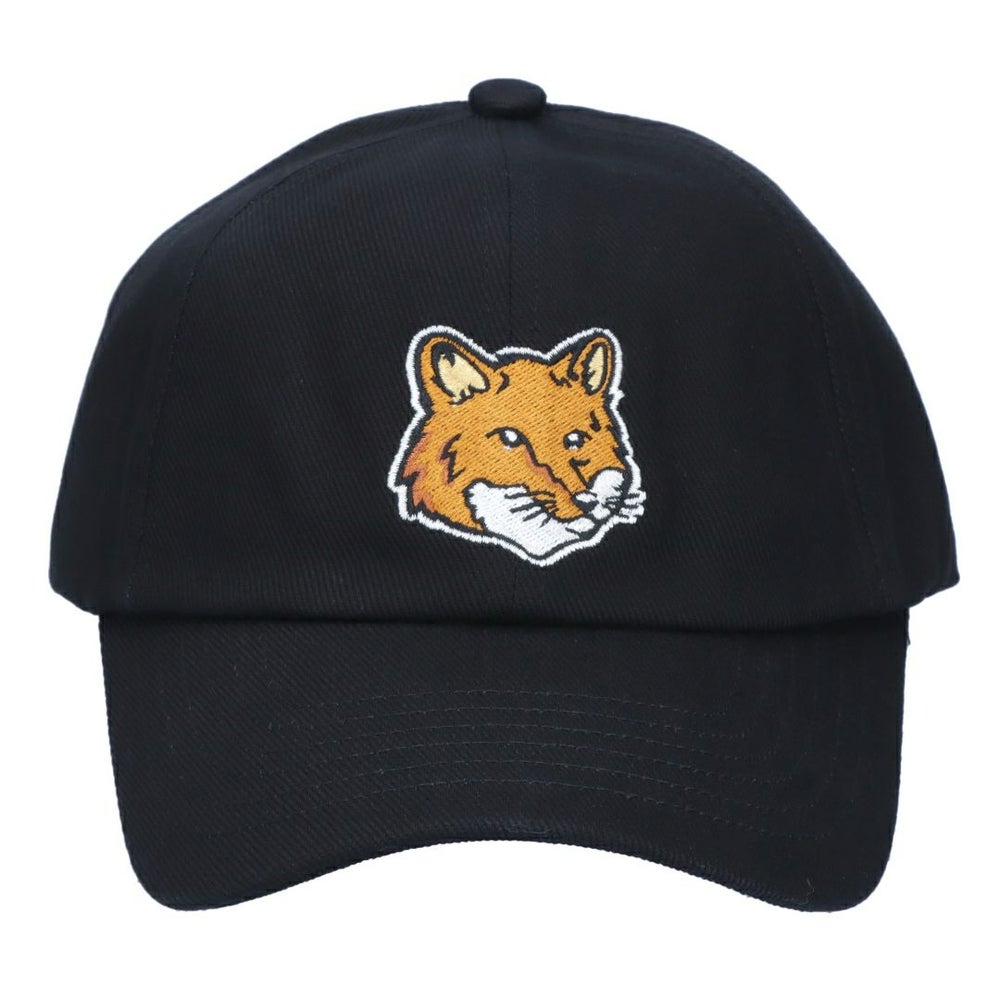 メゾンキツネ MAISON KITSUNE キャップ 帽子 LARGE FOX HEAD EMBROIDERY ラージフォックスヘッドエンブロイダリー LM06103 WW0087