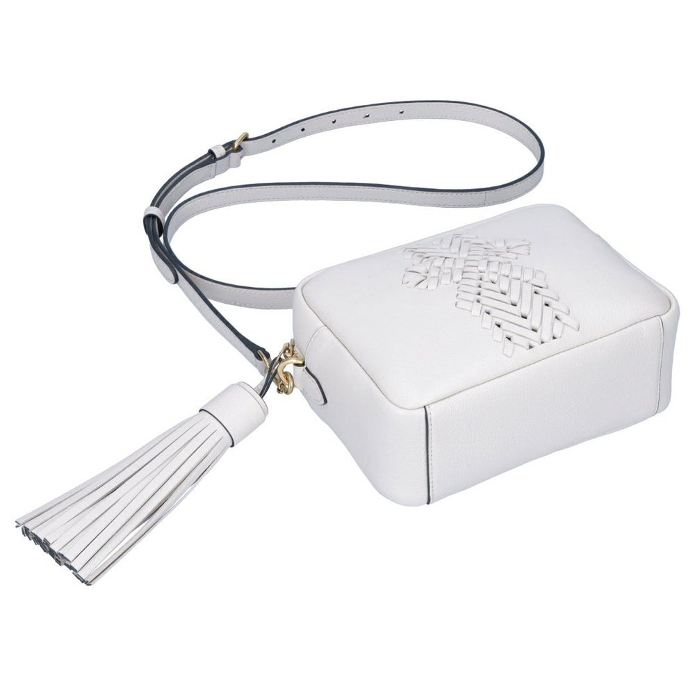 アニヤハインドマーチ ANYA HINDMARCH ショルダーバッグ NEESON TASSEL CROSS BODY ニーソンタッセルクロスボディ 172851 ホワイト