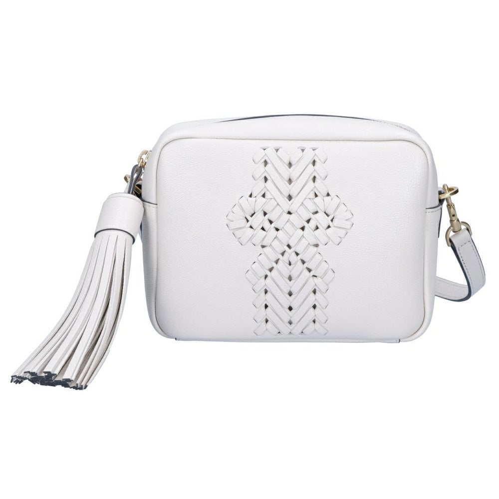 アニヤハインドマーチ ANYA HINDMARCH ショルダーバッグ NEESON TASSEL CROSS BODY ニーソンタッセルクロスボディ 172851 ホワイト