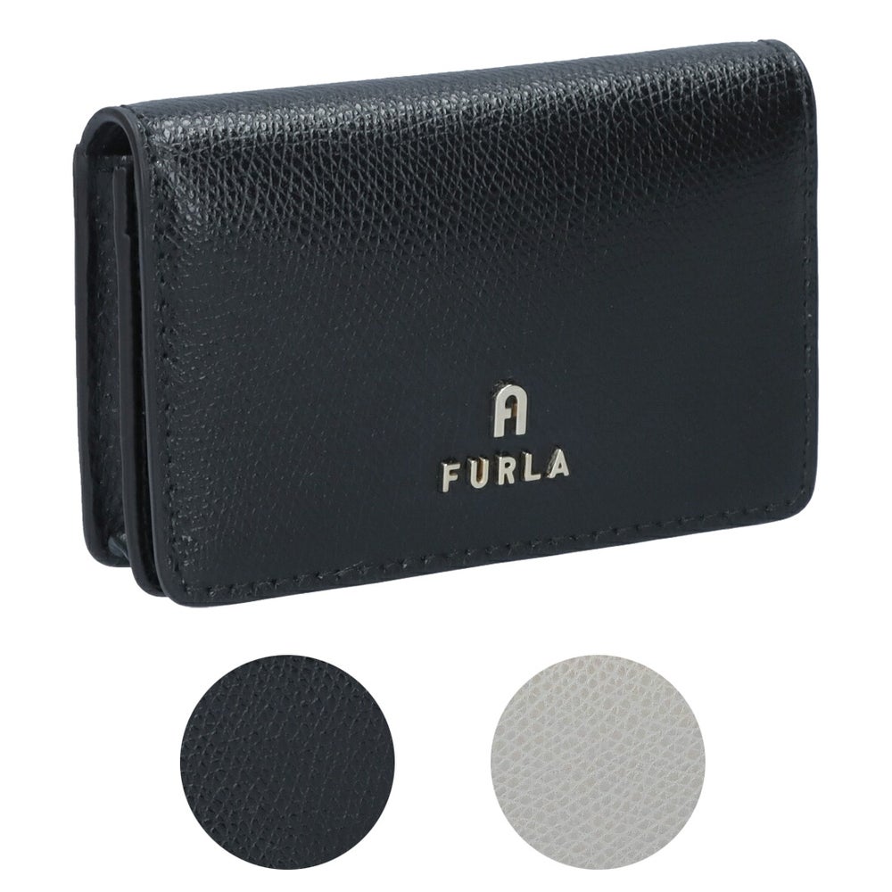 フルラ FURLA カードケース 名刺入れ FURLA CRYSTAL WP00408 ARE060 ブラック BUSINESS CARD CASE
