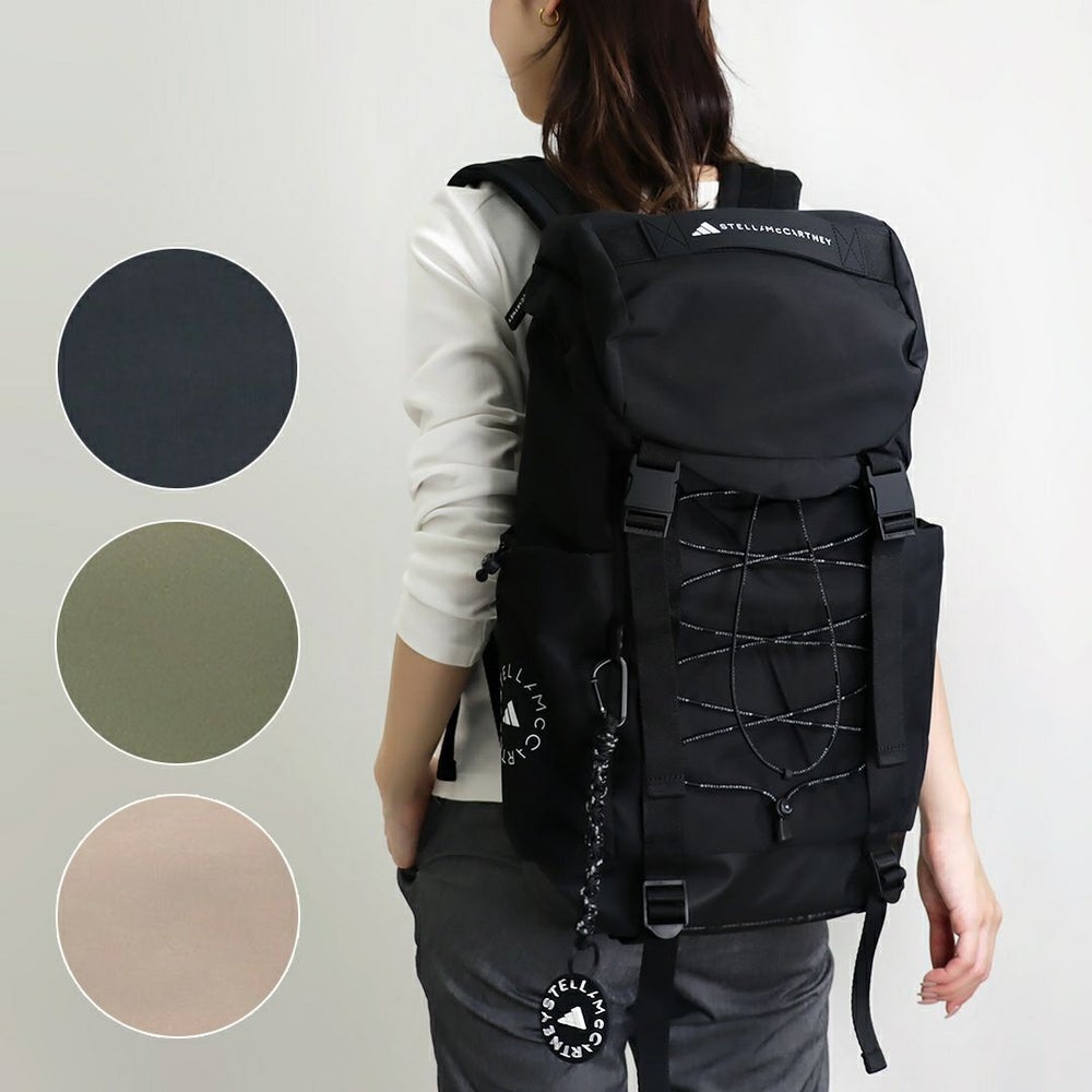 アディダスバイステラマッカートニー ADIDAS BY STELLA MCCARTNEY バッグ リュックサック バックパック IN9103 BLACK/WHITE/BLACK