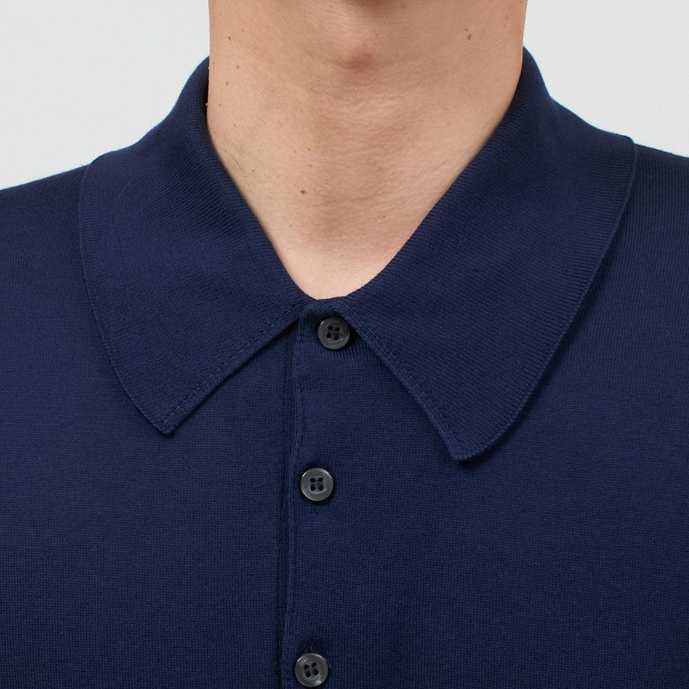 ジョンスメドレー JOHN SMEDLEY メンズ 半袖 ポロシャツ カットソー ISIS：アイシス シーアイランドコットン 30ゲージ ニット EASY FIT