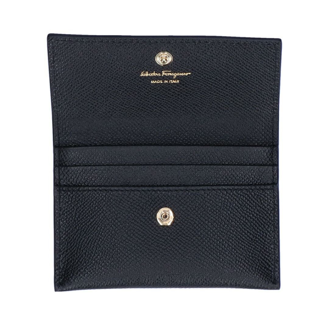 フェラガモ FERRAGAMO カードケース 22D155 683522 ブラック(NERO)【お