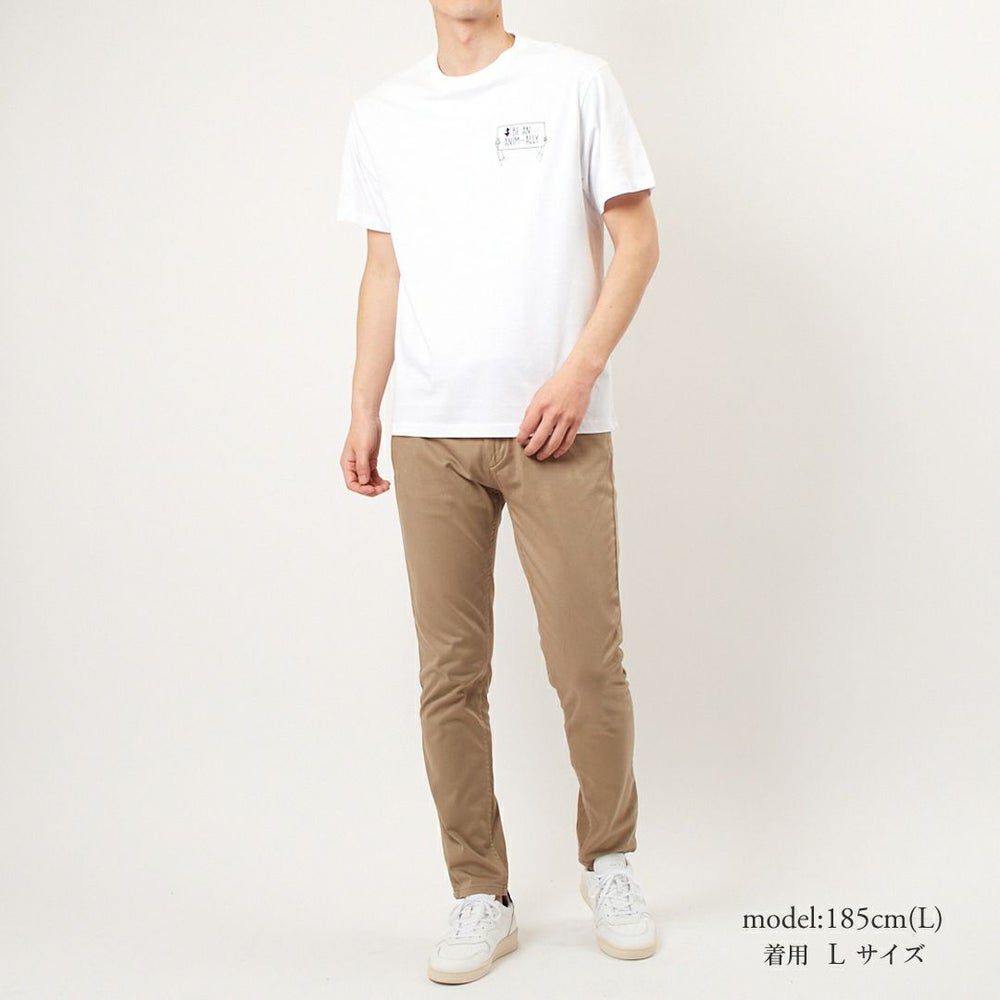 セーブザダック SAVE THE DUCK メンズ 半袖Tシャツ RUNE DT1717M BESY 00000 WHITE