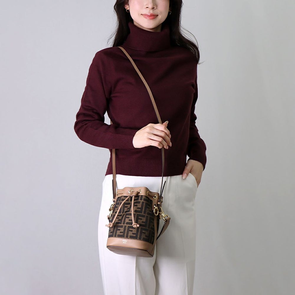 フェンディ FENDI 2WAYバッグ モン トレゾール 8BS093 ALP3 F1A0F MORO SAND SOFT