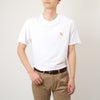メゾンキツネ MAISON KITSUNE メンズ 半袖 Tシャツ CHILLAX FOX PATCH REGULAR TEE SHIRT LM00110KJ0008