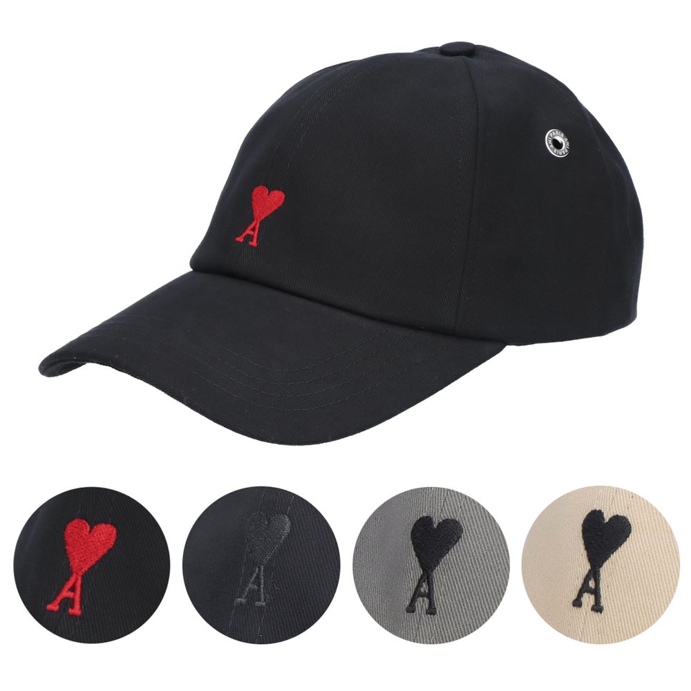 アミパリス AMI PARIS キャップ 帽子 AMI DE COEUR エンブロイダリー UCP006