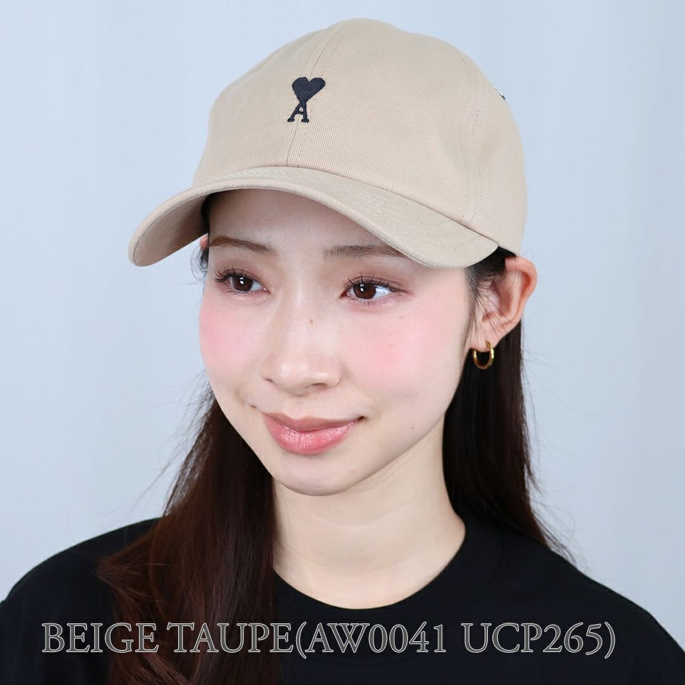 アミパリス AMI PARIS キャップ 帽子 AMI DE COEUR エンブロイダリー UCP006
