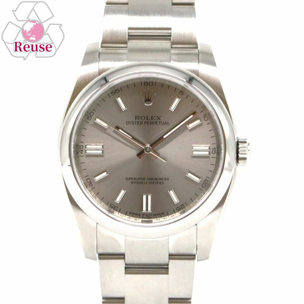 【リユース品】 ロレックス ROLEX 時計 メンズウォッチ オイスターパーペチュアル 116000 文字盤：グレー 【お取り寄せ】