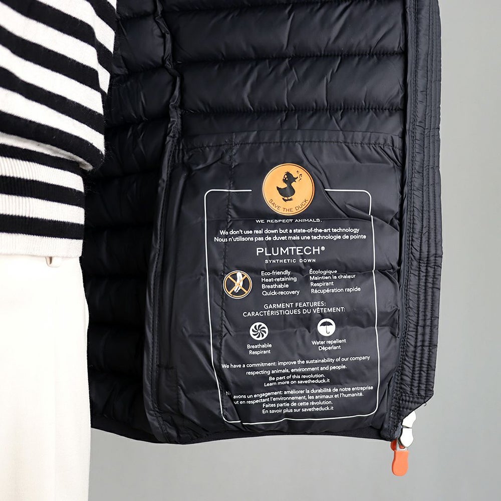 セーブザダック SAVE THE DUCK レディース エコダウン 中綿ベスト CHARLOTTE D88040W GIGA01