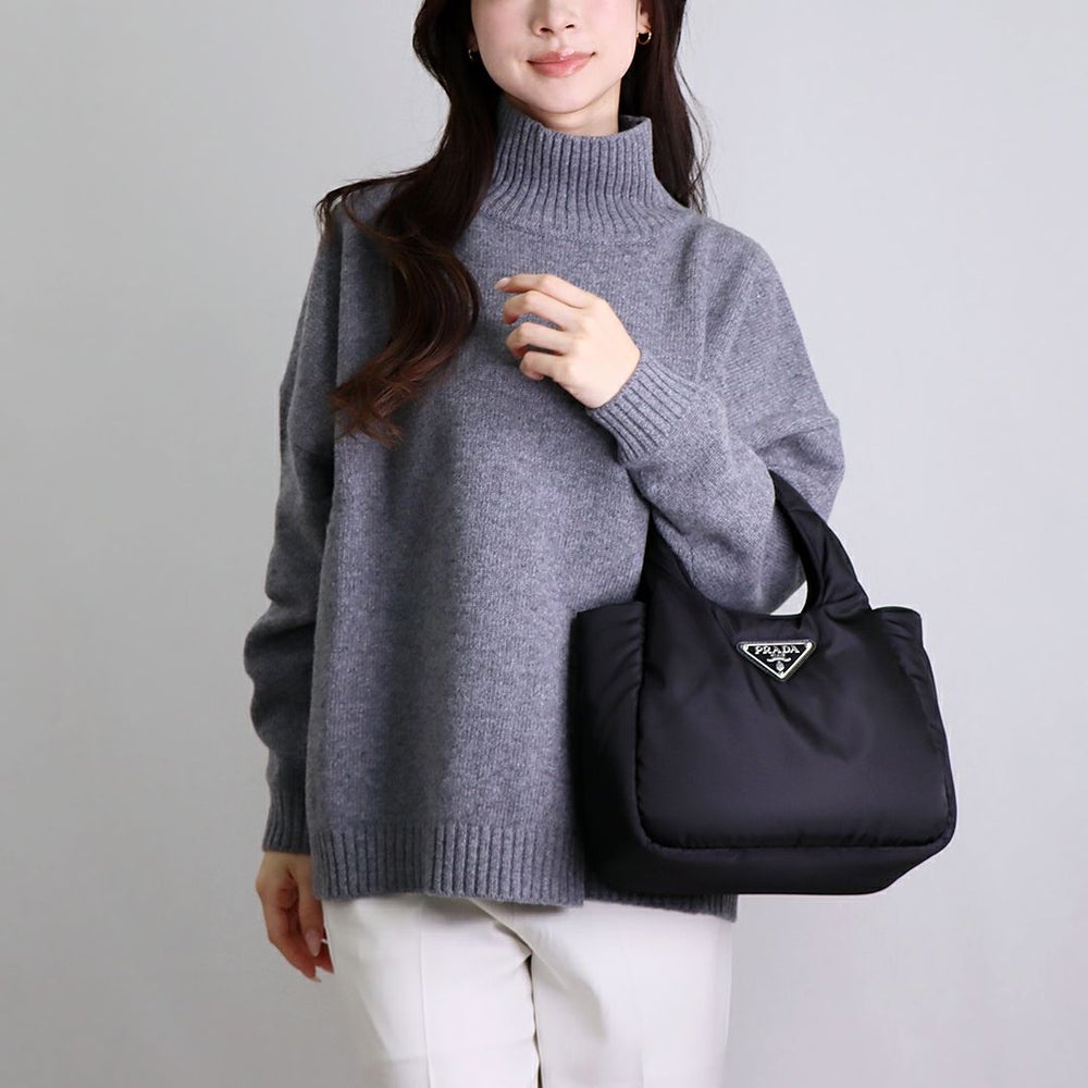 プラダ PRADA ハンドバッグ トートバッグ RE NYLON パデッド スモール TESSUTO SOFT 1BG412 RCCJ OVM F0002 NERO