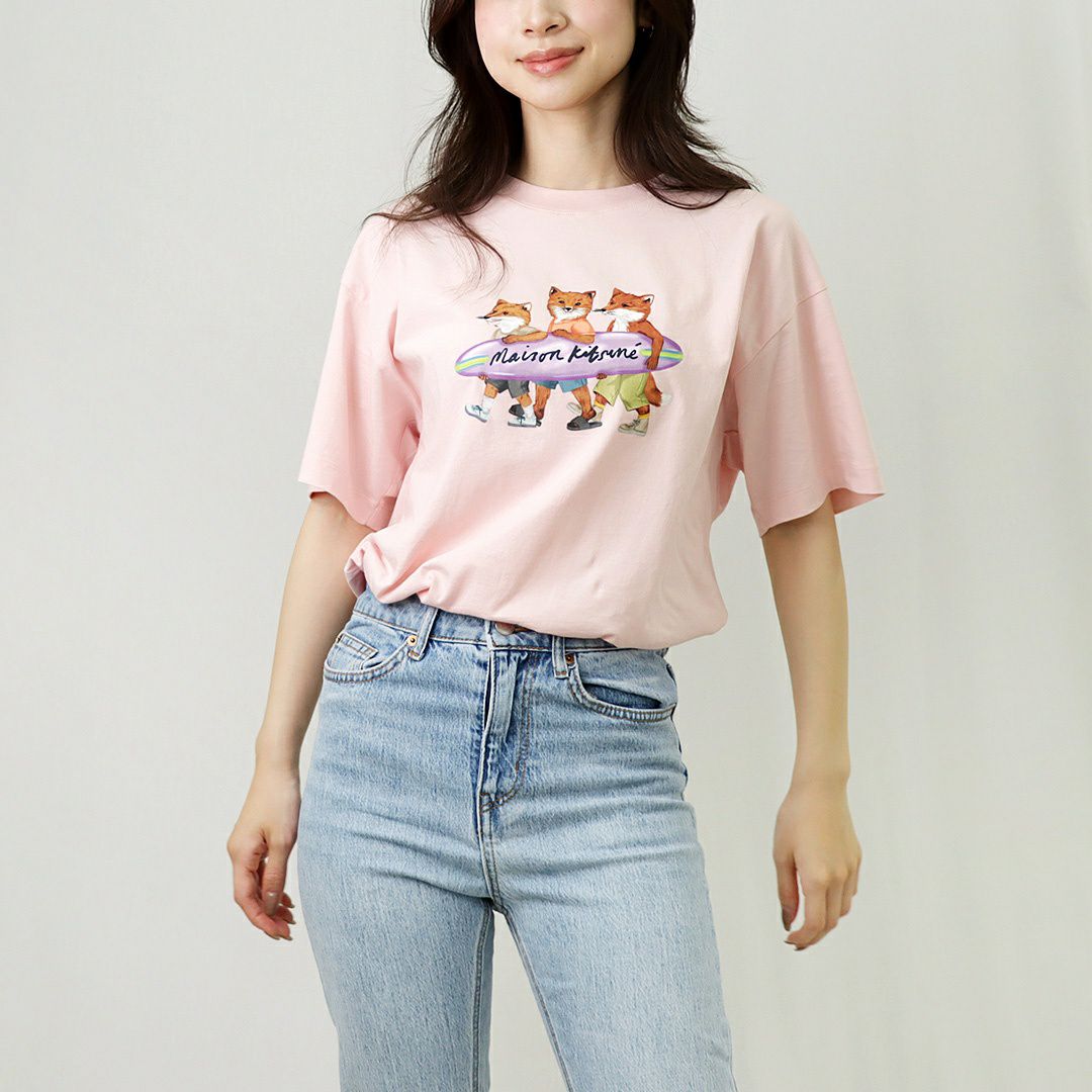 メゾンキツネ MAISON KITSUNE メンズ 半袖 Tシャツ サーフィン