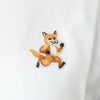 メゾンキツネ MAISON KITSUNE レディース Tシャツ スピーディ フォックス パッチ コンフォート Tシャツ MW00119KJ008