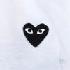 コムデギャルソン COMME DES GARCONS ユニセックス メンズ レディース 半袖Tシャツ PLAY RED/GOLD HEART ワンポイント Tシャツ AZ-T216