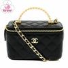 【リユース品】 シャネル CHANEL バッグ ショルダーバッグ ヴァニティ チェーンクラッチ AP3768 ブラック/ゴールド金具 【お取り寄せ】