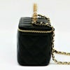 【リユース品】 シャネル CHANEL バッグ ショルダーバッグ ヴァニティ チェーンクラッチ AP3768 ブラック/ゴールド金具 【お取り寄せ】