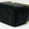 【リユース品】 シャネル CHANEL バッグ ショルダーバッグ ヴァニティ チェーンクラッチ AP3768 ブラック/ゴールド金具 【お取り寄せ】