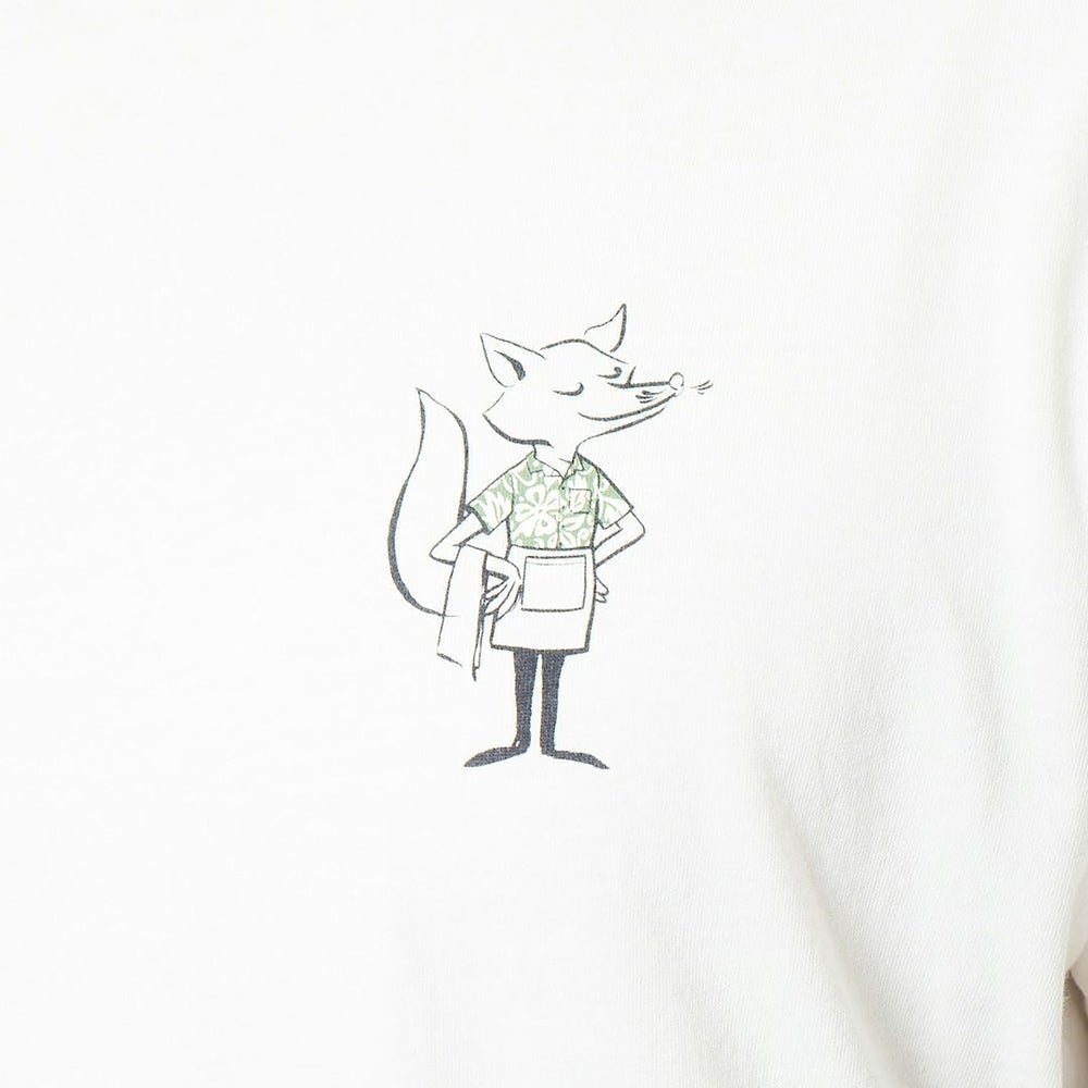 メゾンキツネ MAISON KITSUNE メンズ 半袖 Tシャツ カフェ キツネ フォックス リラックス Tシャツ SPCKHSMU00101 P709 TAPIOCA