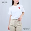 コムデギャルソン COMME DES GARCONS ユニセックス メンズ レディース 半袖Tシャツ PLAY DOUBLE RED HEART Tシャツ AZ-T288
