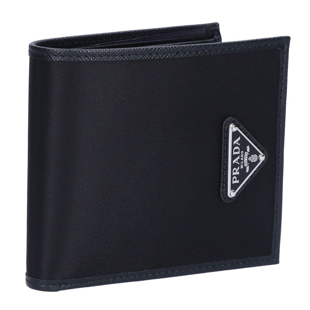 プラダ PRADA メンズ 折財布 二つ折財布 小銭入れ付き TESSUTO+SAFFIAN