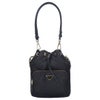 プラダ PRADA 2WAYバッグ バケットバッグ TESSUTO IMPU 1BH038 2AOS F0002 NERO