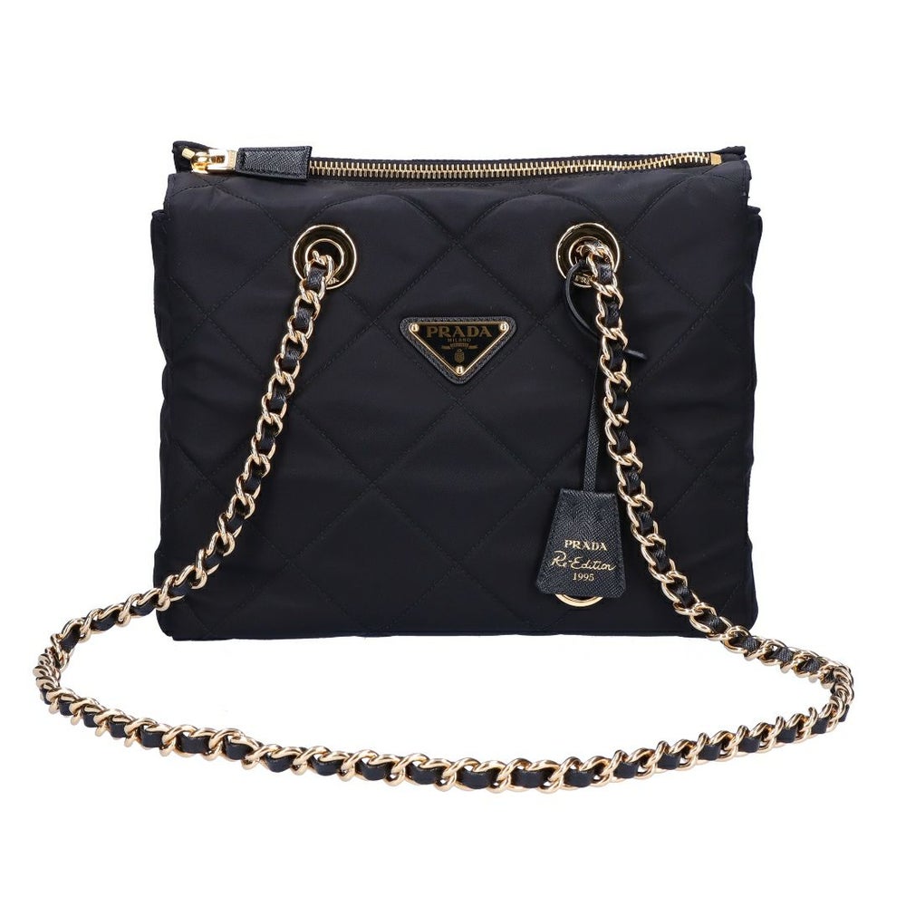 プラダ PRADA ショルダーバッグ TESSUTO IMPUNTU 1BG468 2AOS F0002 NERO