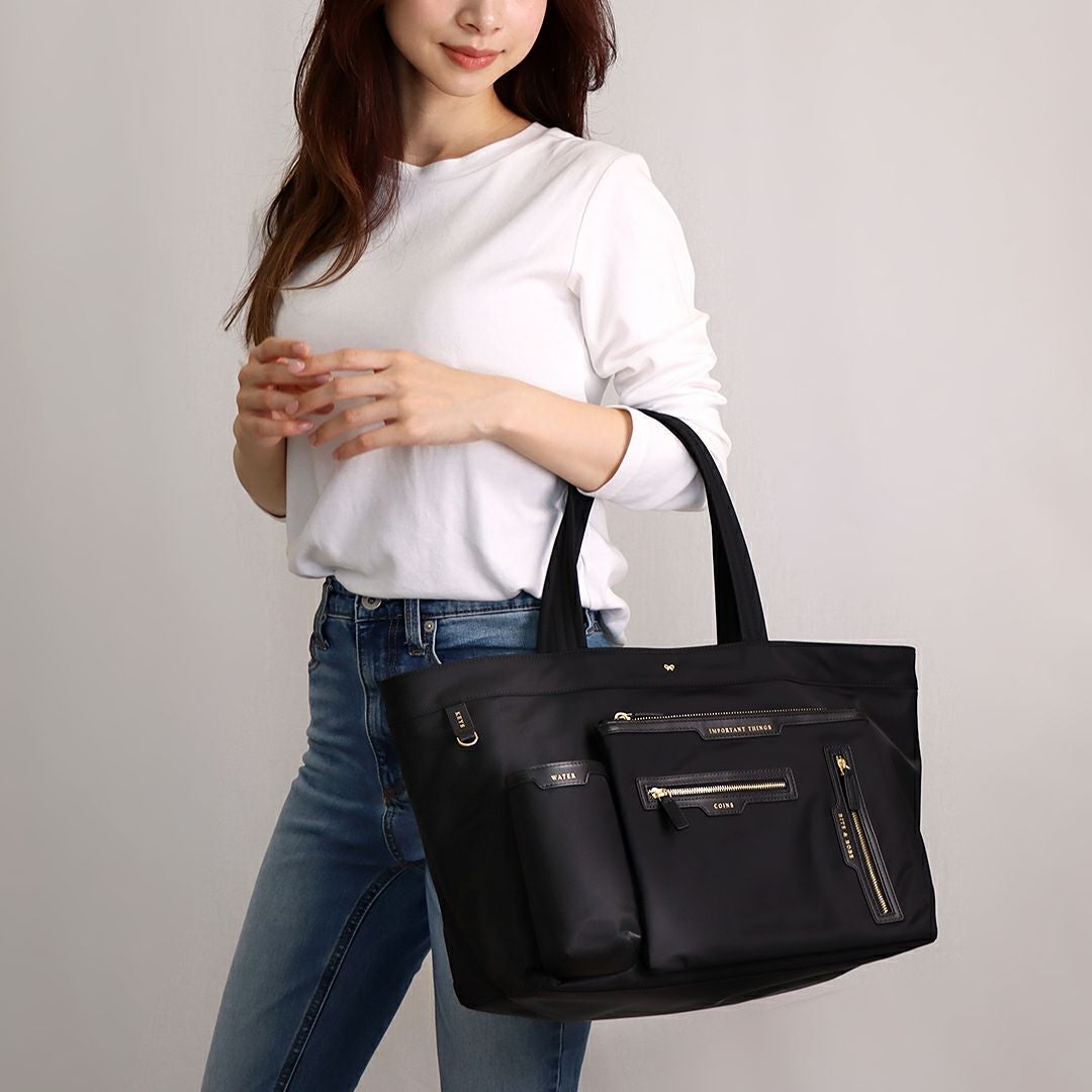 19SS アニヤハインドマーチ ミニ ビルドアバッグ アニヤハインドマーチ ANYA HINDMARCH トートバッグ マルチポケット