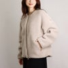 タトラス TATRAS レディース ボアブルゾン ノーカラーブルゾン ILVA イルヴァ LTAT24S4007 L 02 BEIGE