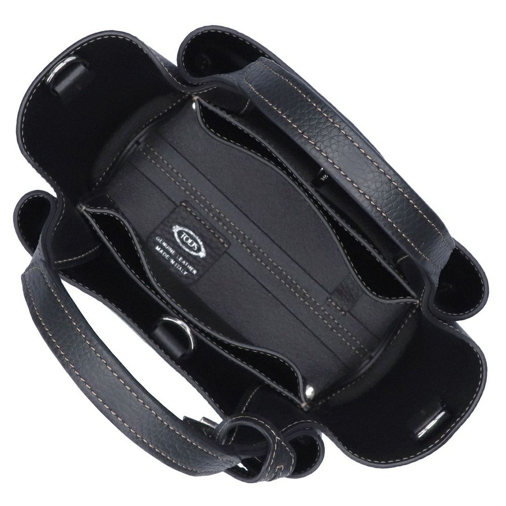 トッズ TOD’S 2WAYバッグ Tタイムレス XBWAPAFL000QRI B999 NERO マイクロ