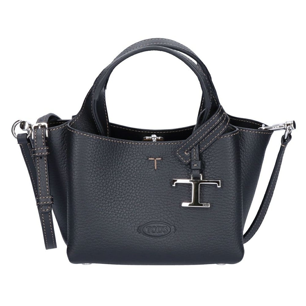 トッズ TOD’S 2WAYバッグ Tタイムレス XBWAPAFL000QRI B999 NERO マイクロ