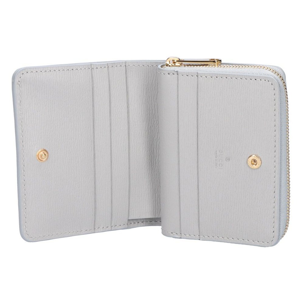 グッチ GUCCI 折財布 二つ折り 【スクリプト：SCRIPT】 772639 0OP0N 1440 グレー【お取り寄せ】
