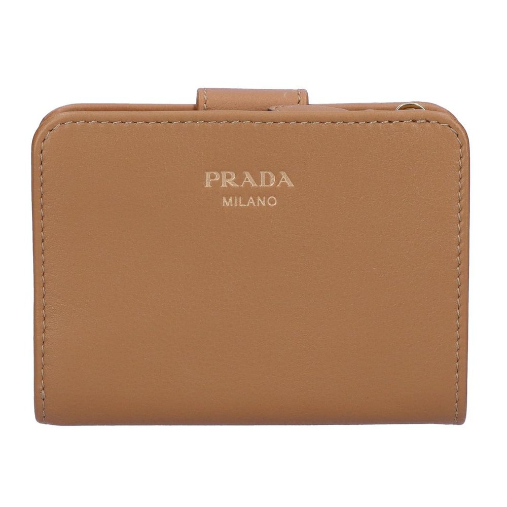 プラダ PRADA 折財布 二つ折り財布 SAFT GRAIN 1ML018 2CYS F03BH CARAMEL