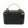 【リユース品】 シャネル CHANEL バッグ ショルダーバッグ マトラッセ ヴァニティ チェーンショルダー AP2199 ブラック/ゴールド金具 【お取り寄せ】