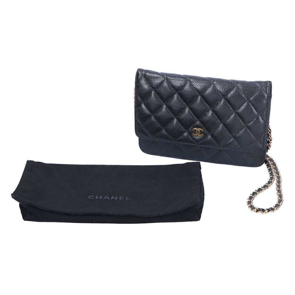 【リユース品】 シャネル CHANEL バッグ ショルダーバッグ マトラッセチェーンウォレット AP0250 ブラック/ゴールド金具 【お取り寄せ】