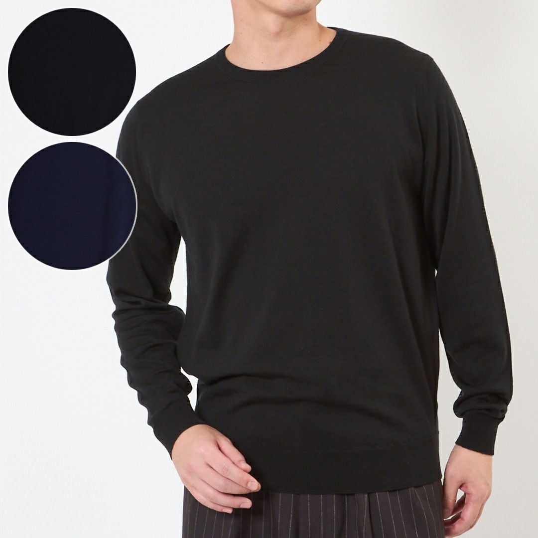ジョンスメドレー JOHN SMEDLEY メンズ ニット プルオーバー クルー