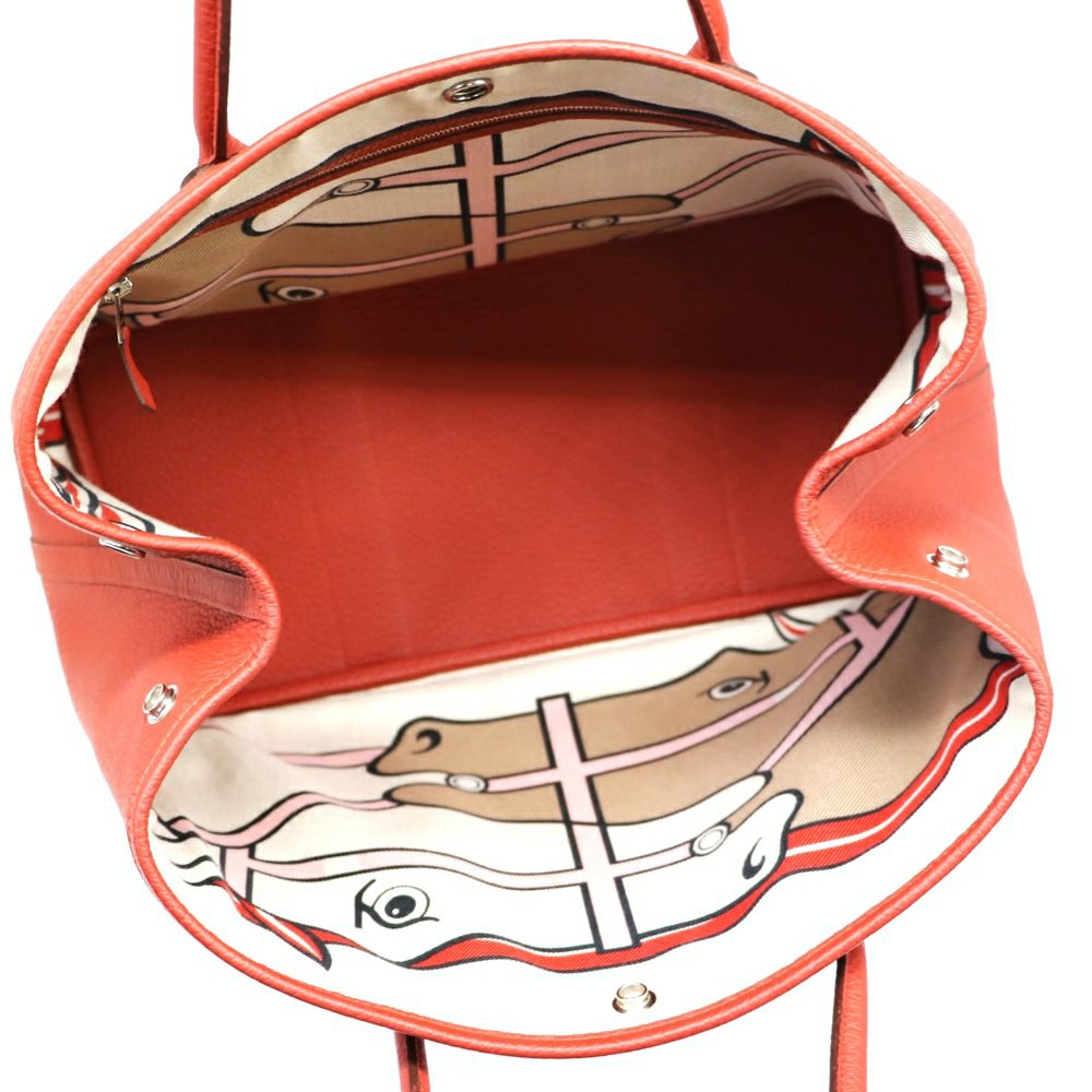 【リユース品】 エルメス HERMES バッグ ハンドバッグ ガーデンパーティ PM ルージュセリエ 【お取り寄せ】