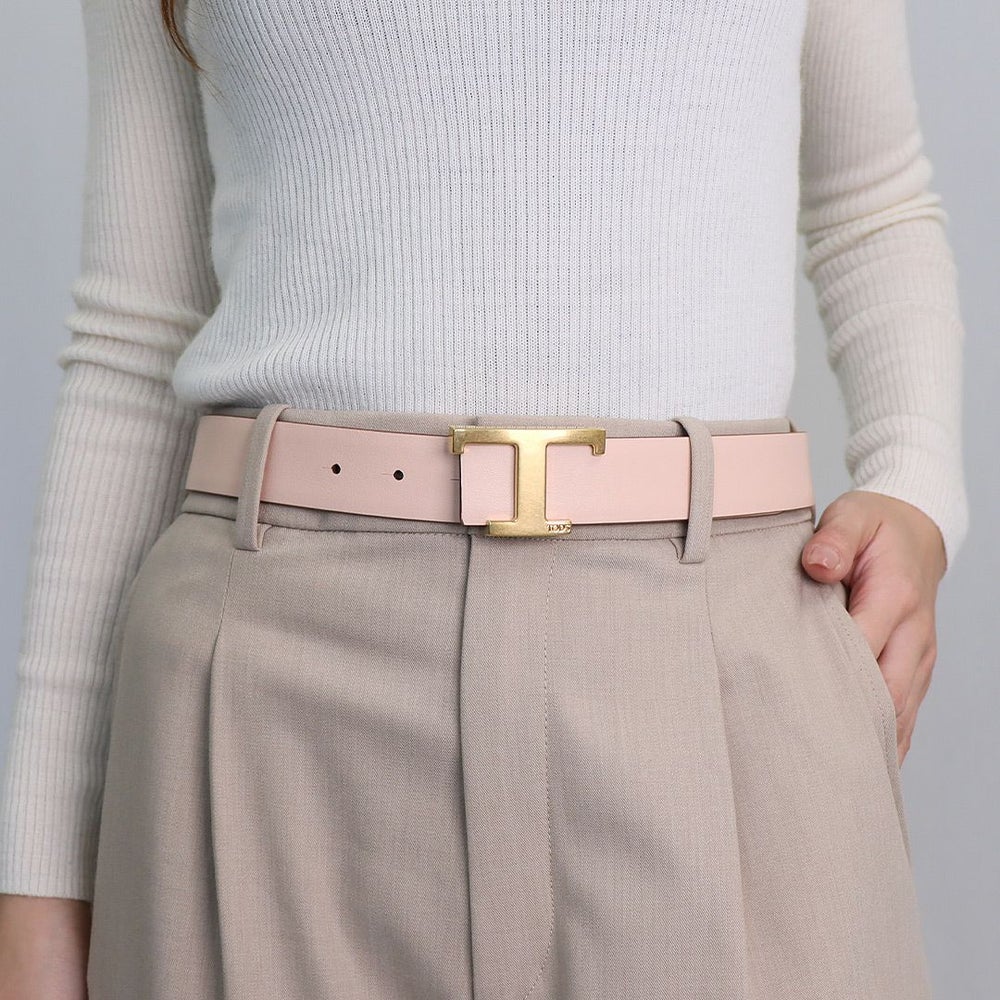 トッズ TOD’S レディース ベルト リバーシブル Tタイムレス XCWTSB10100 RBR 0H79