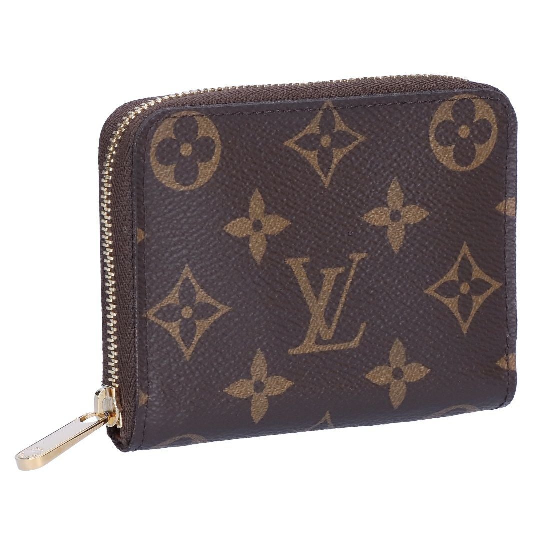 ルイヴィトン LOUIS VUITTON ポルトモネ・ロザリ Ｍ41939 モノグラム コンパクトウォレット 2つ折り財布 モノグラムキャンバス フューシャ ピンク 美品 ルイヴィトン LOUIS VUITTON 折財布 ミニ財布 ポルトモネ・ロザリ