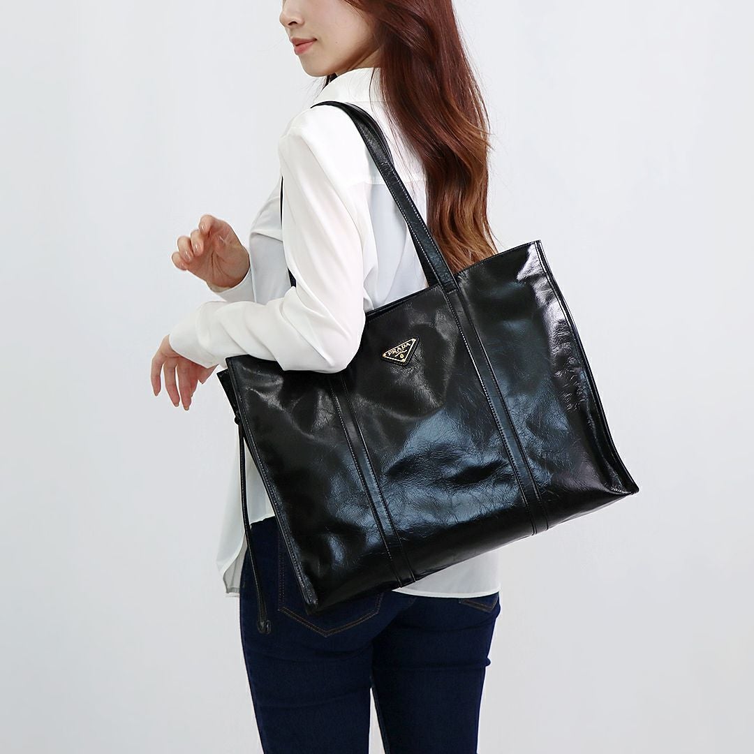 PRADA 黒 トートバッグ プラダ トートバッグ レディース ブラック PRADA 1BA415 V EOO NZV
