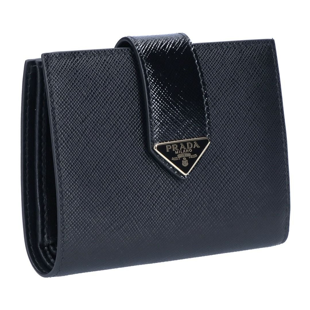 【中古】PRADA プラダ 二つ折り財布 1ML225 NERO 楽天市場】プラダ 財布 レディース 二つ折り財布 1ML225 サフィアーノ