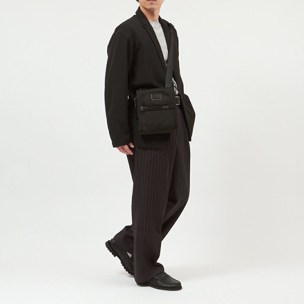 トゥミ TUMI ショルダーバッグ 【ALPHA：アルファ3】 2203110(117345 1041) POCKET BAG SMALL ブラック（BLACK）