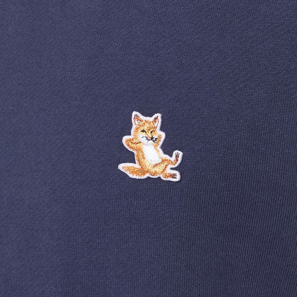 メゾンキツネ MAISON KITSUNE メンズ パーカー フーディー CHILLAX FOX PATCH REGULAR LM00706KM0001 ECLIPSE BLUE
