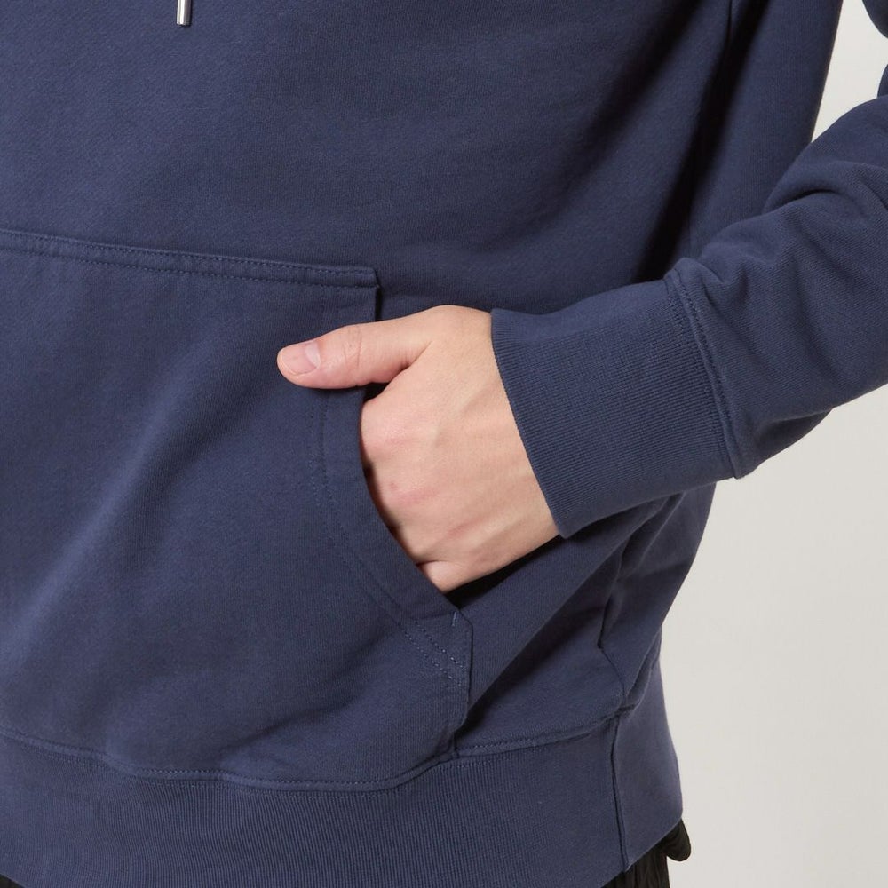 メゾンキツネ MAISON KITSUNE メンズ パーカー フーディー CHILLAX FOX PATCH REGULAR LM00706KM0001 ECLIPSE BLUE