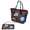 【リユース品】 ルイヴィトン LOUIS VUITTON バッグ トートバッグ ネヴァーフルMM ワールドツアー モノグラム マカサー M42844 ブラウン 【お取り寄せ】