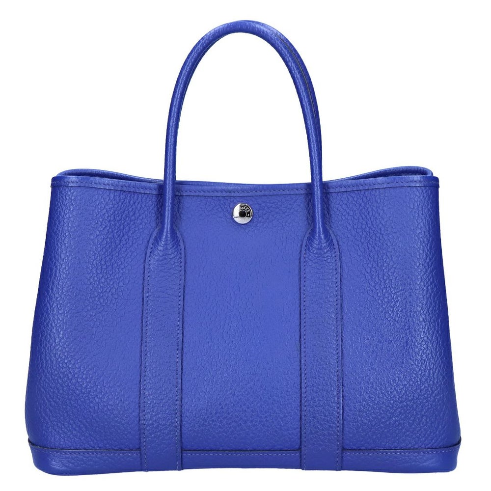 【リユース品】 エルメス HERMES バッグ ハンドバッグ ガーデンパーティTPM ブルー 【お取り寄せ】