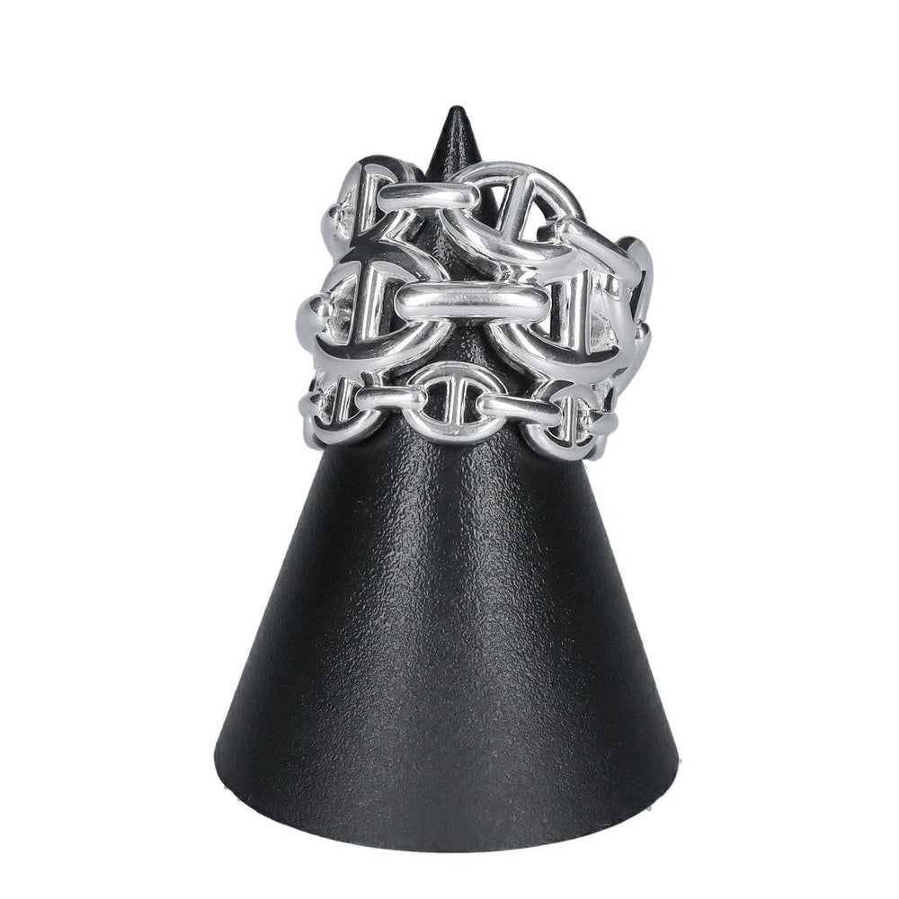 【リユース品】 エルメス HERMES アクセサリー リング シェーヌダンクル アンシェネGM リング シルバー 【お取り寄せ】