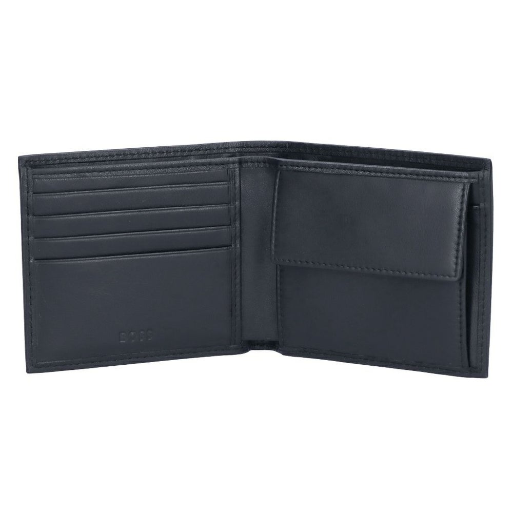 ヒューゴボス HUGO BOSS メンズ 折財布 二つ折り財布 小銭入れ付き BI FOLD WALLET HG50519273 001 BLACK