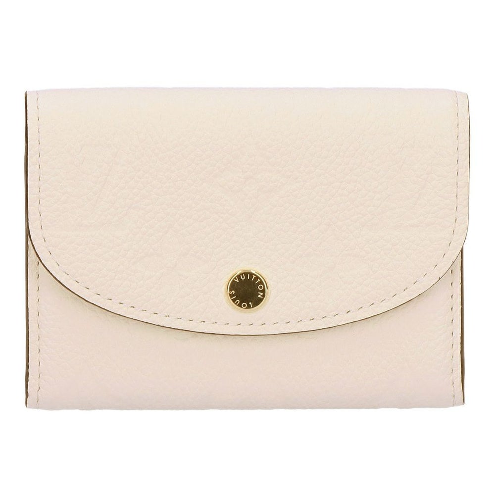 ルイヴィトン LOUIS VUITTON 折財布 ミニ財布 コンパクトウォレット ポルトモネ・ロザリ アンプラント M81445 クレーム